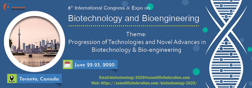 8th International Congress & Expo on Biotechnology and Bio engineering